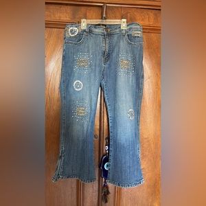 Beaded jeans